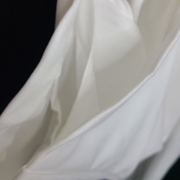 Adrianna Papell Womens Jumpsuit Size 14 Crew Neck Sleeveless Keyhole Back Crepe - Picture 9 of 13